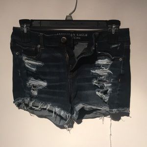 High rise shorts